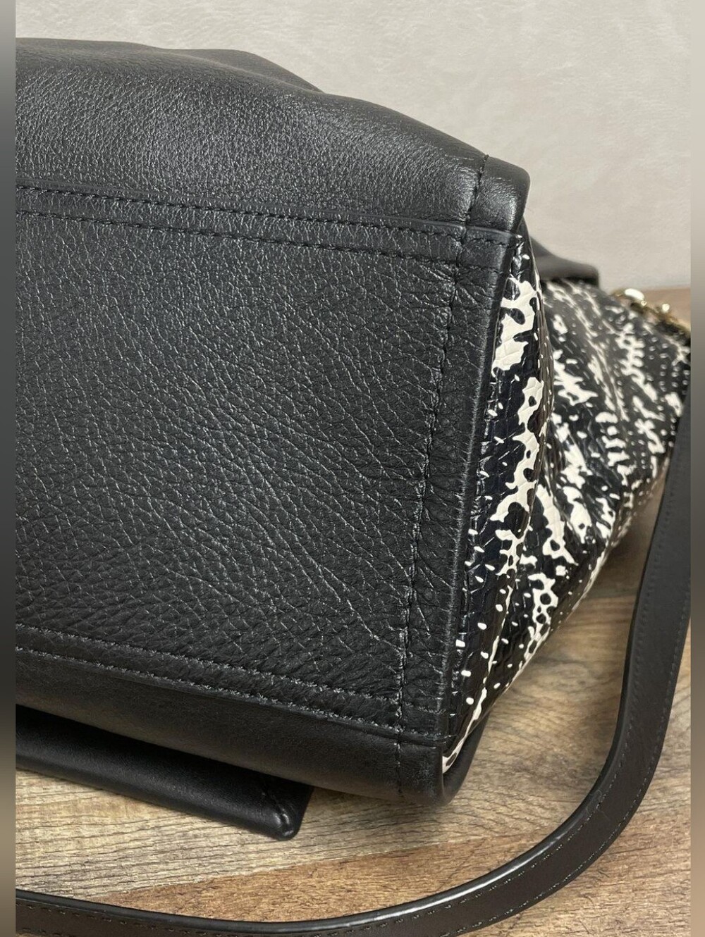 Coach Bleecker Riley Python Satchel - Picture 6 of 7